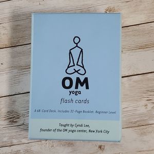 OM Yoga Flashcards beginners level Cyndi Lee 68‎ Card Deck Like New!